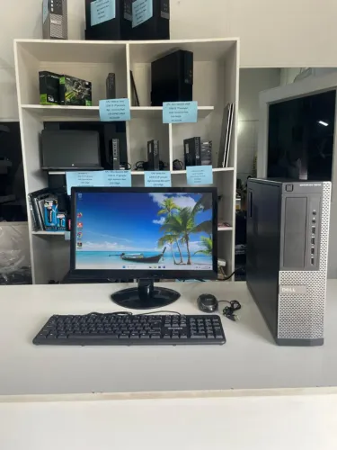 computador completo dell 9010 core i5 3ªger/8gb memoria/240gb ssd/tela 19 pol garantia nf