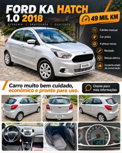Ford KA 1.0 Se/se Plus Tivct Flex 5P 2018
