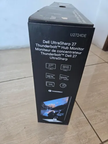Monitor PROFISSIONAL Dell UltraSharp 27" 2k 120hz HUB Thunderbolt (LACRADO)
