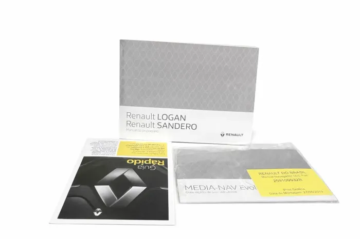 Manual do Proprietário Renault Logan / Sandero + Guia Rápido + Media Nav