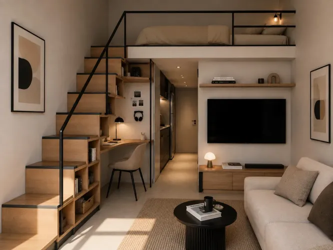 Plex Duplex 23m² Repasse Direto - AYA Amintas Centro - R$108 mil + saldo na planta