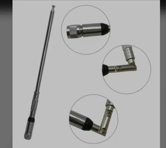 Antena telescopica bnc ou tnc