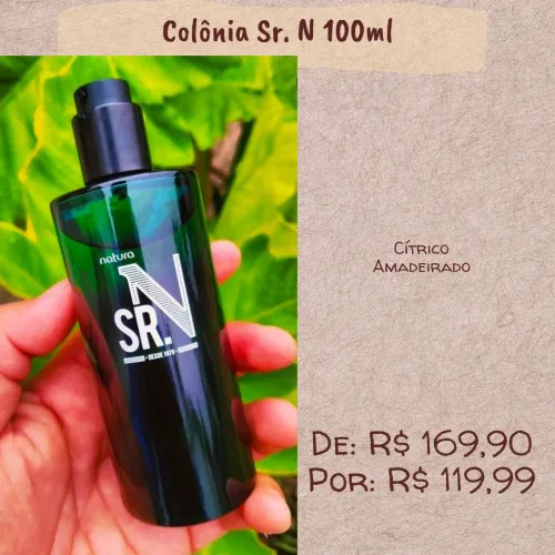 Colônia Sr. N 100ml Masculino Natura
