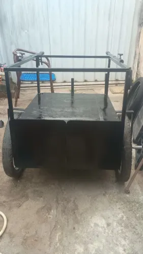 carro de bebidas pronto pra trabalhar