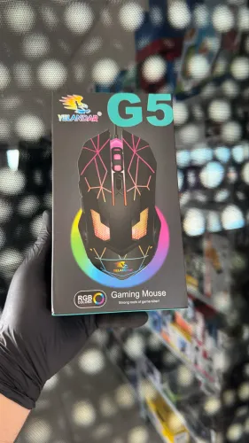 Mouse Gamer USB G5 RGB Precisão e Estilo para o seu Setup