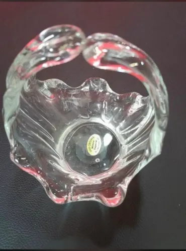 cestinha murano jah cristais vintage