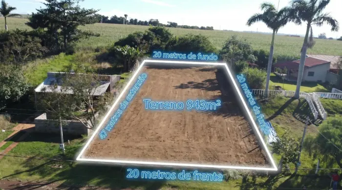 Chácara (Terreno) com 943m² Condomínio Tucunaré em Alvorada do Sul..