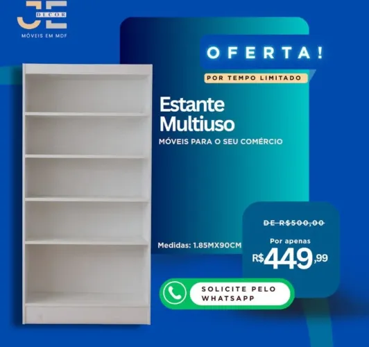 Estante multiuso em mdf 