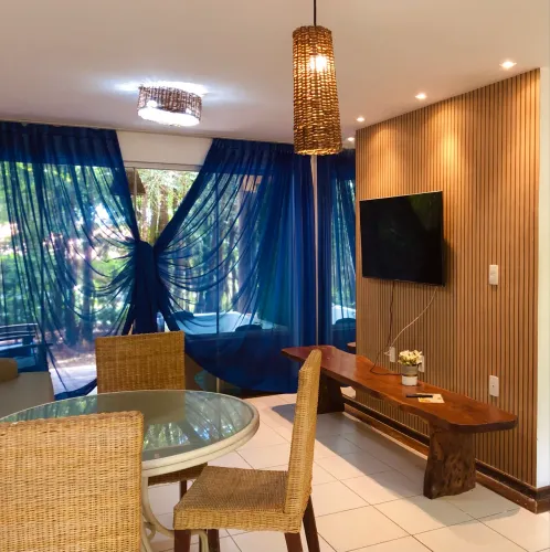 Bangalô 2 quartos com jacuzzi e banheira no Resort Villas do Pratagy