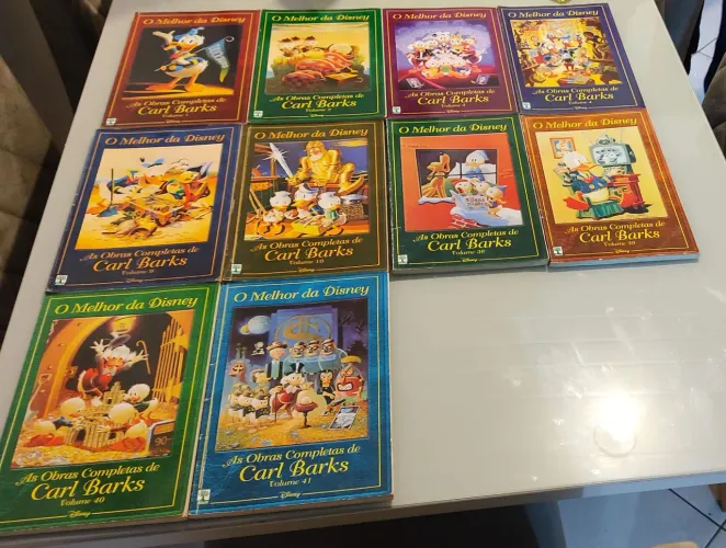 As obras completas de Carl Barks 1, 2, 3, 4, 9, 10, 36, 39, 40 e 41