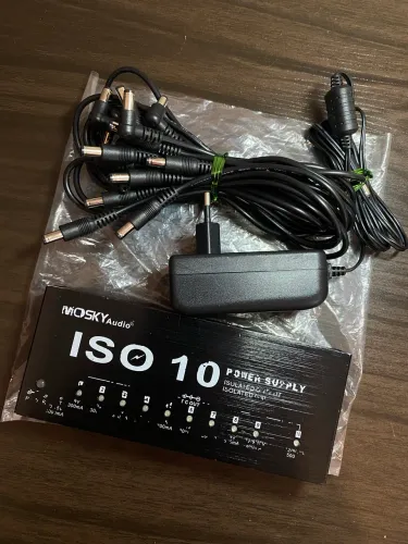 FONTE PARA PEDAIS MOSKY ISO10 + CABOS