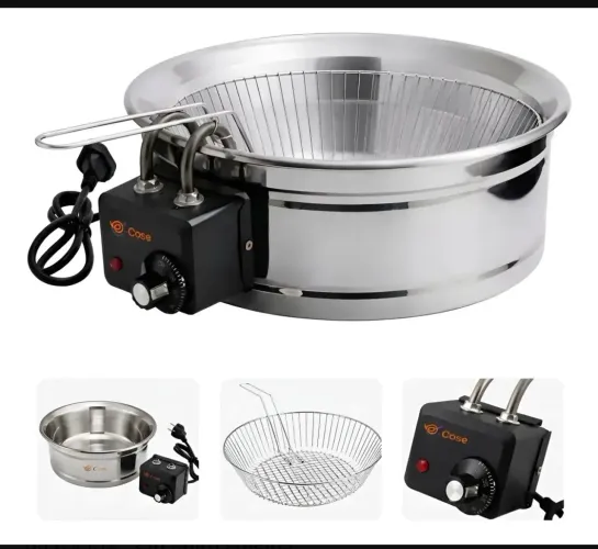 Fritadeira tacho elétrica 127v nova