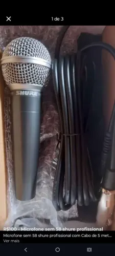 Microfone shure sm58
