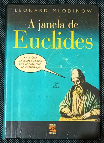 Livro físico A Janela de Euclides de Leonard Mlodinow usado bom estado