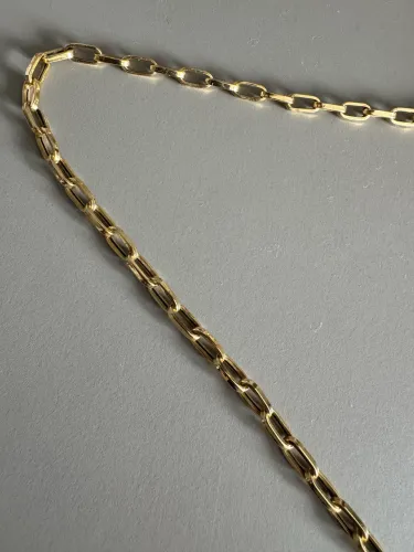 CORRENTE DE OURO 18 K + PINGENTE 18 K JESUS CRUCIFICADO, TOTAL DE 18 G 