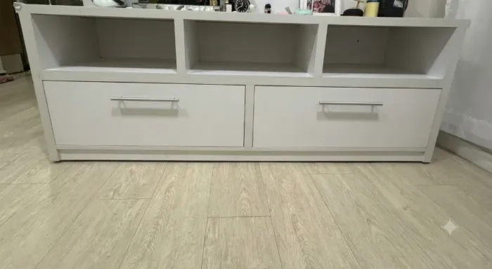 Rack Branco com Gavetas