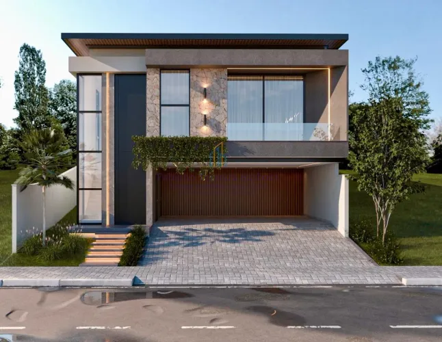Casa Nova 4/4, 3 suítes, escritório, área gourmet, piscina no Condomínio Clube Estrela Alt