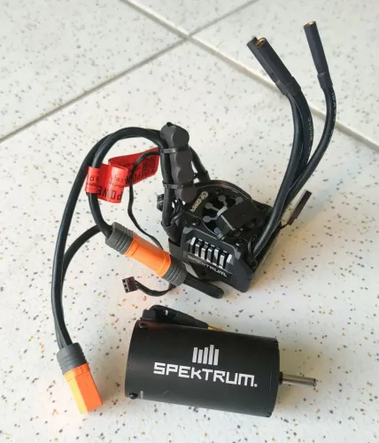 Combo Esc e Motor Spektrum 6s - P/ Automodelo 1/8
