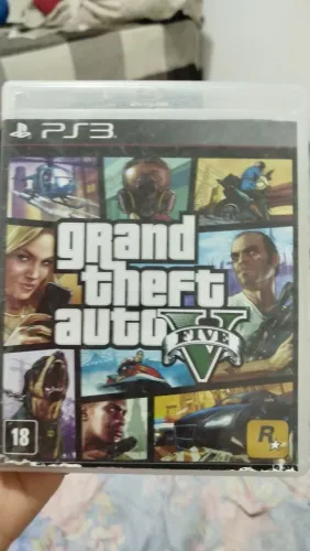 ? GTA V Original PS3 + Mídia Física + Caixa e Manual - Completo