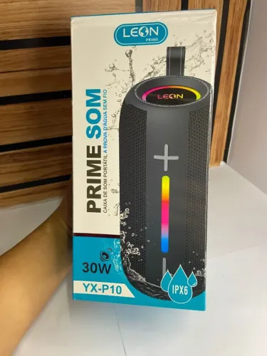 Caixa de Som Bluetooth Led RGB Leon Prime 30W YX-P10 an7