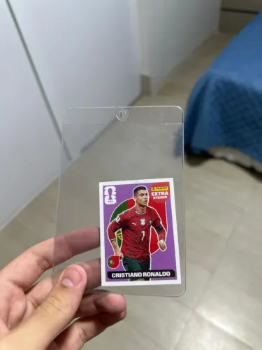 Figurinha EXTRA CR7 Roxa