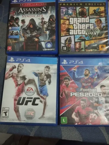 Jogos PS4 usados em excelente estado