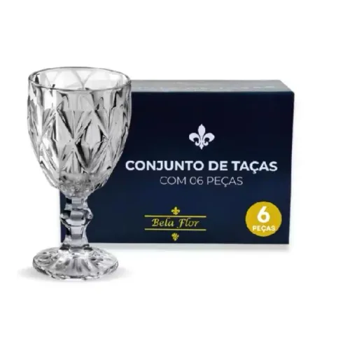 Jogo de taças com 6 peças