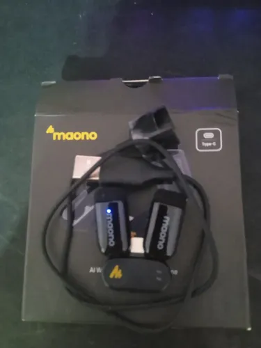 Microfone de lapela maono t1mini
