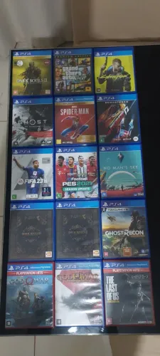 Jogos ps4 valores na descrição