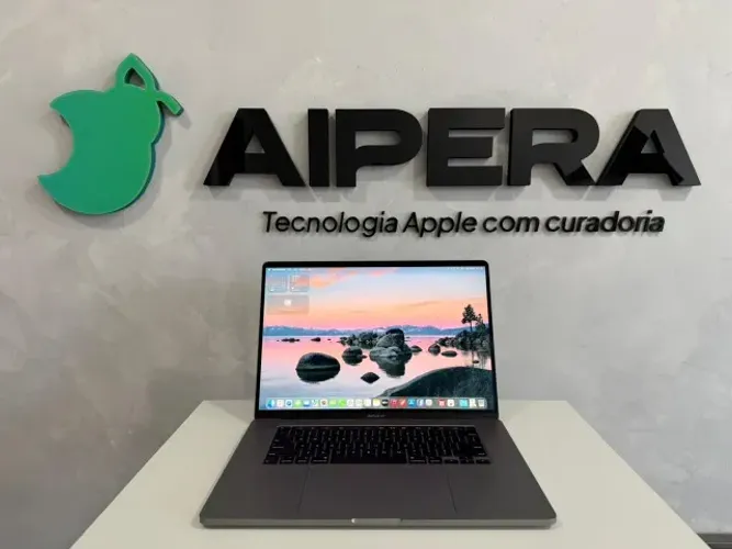 MACBOOK PRO, CORE i9, 32 GB, 512 SSD, TOUCH BAR 15.4", IMPRESSÃO DIGITAL