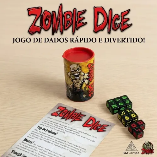 Zombie Dice Jogo de Dados Zumbis