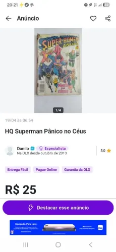 HQ Superman pânico nos céus