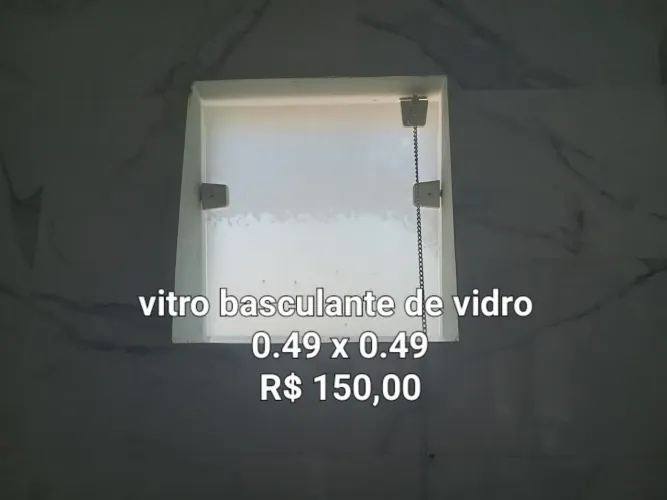 Vitro basculante pra banheiro