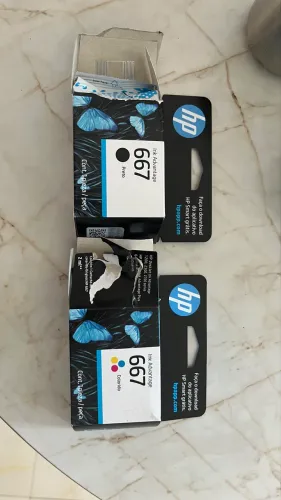 Cartucho HP 667 preto
