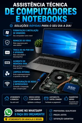 Assistência Técnica de Computadores e Notebooks