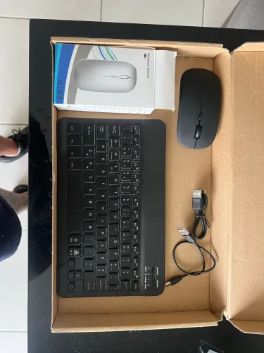 Teclado + mouse sem fio Bluetooth wireless iPad tablets computadores etc