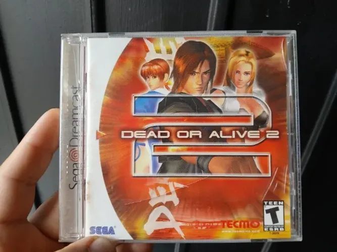 Jogo Dreamcast Original Americano Dead Or Alive 2 Midia em boas condicoes