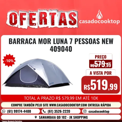 BARRACA MOR LUNA 7 PESSOAS NEW 409040