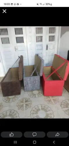 Puffs baú com preço de fábrica whatsapp *