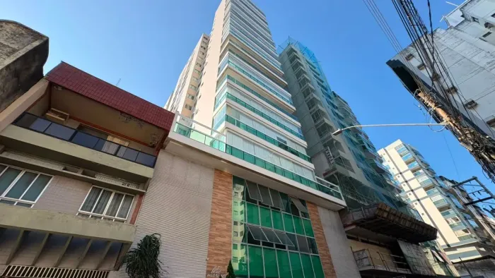 Ed. Blue Marine com 2 quartos sendo 1 suíte com 60m² no Centro de Guarapari/ES