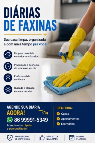 Diárias de faxinas