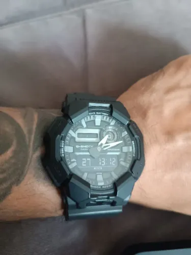 Relógio Casio Analógico Digital G-shock Ga-010-1a1dr | Black Preto<br>