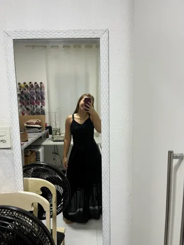 VESTIDO LONGO PRETO
