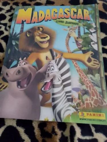Livro ilustrado Madagascar.