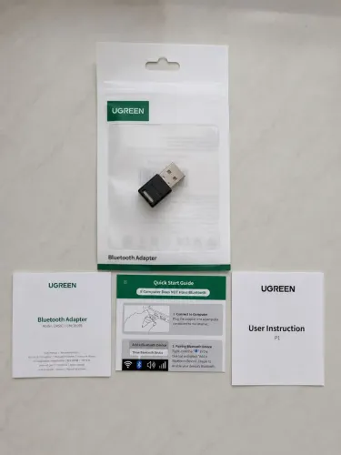 Adaptador Bluetooth UGREEN 5.3, Compatível com Windows 8.1,10,11. Entrega em toda JP 