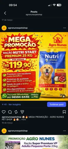 Ração cachorro 