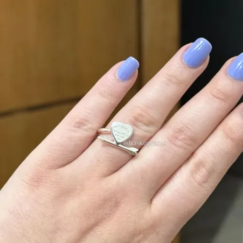 anel tiffany prata 925 legitima coração e flecha 