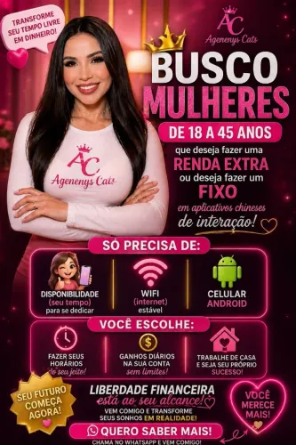 RECRUTAMENTO PARA MULHERES 