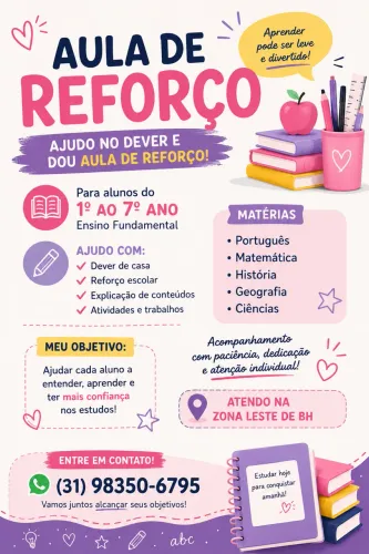 Aula de reforço