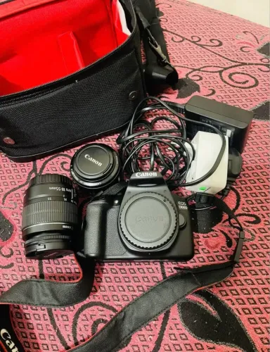 câmera fotográfica profissional Canon eos1300d